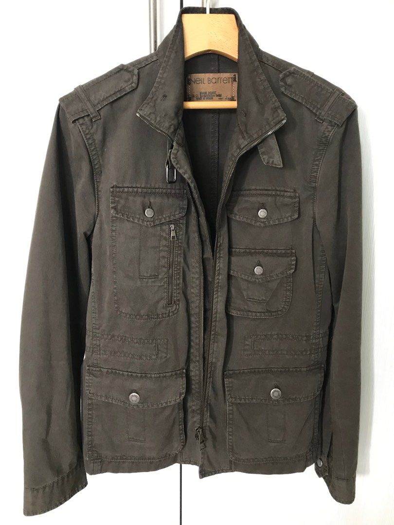 【neil barrett】 archive military jacket Neil Barrett Archive Military Jacket Size S, Men's Fashion