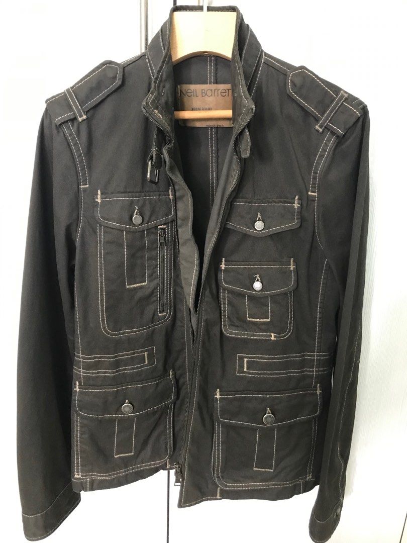 【neil barrett】 archive military jacket BLACKBARRETT by NEIL BARRETT Long sleeve Military jacket 2