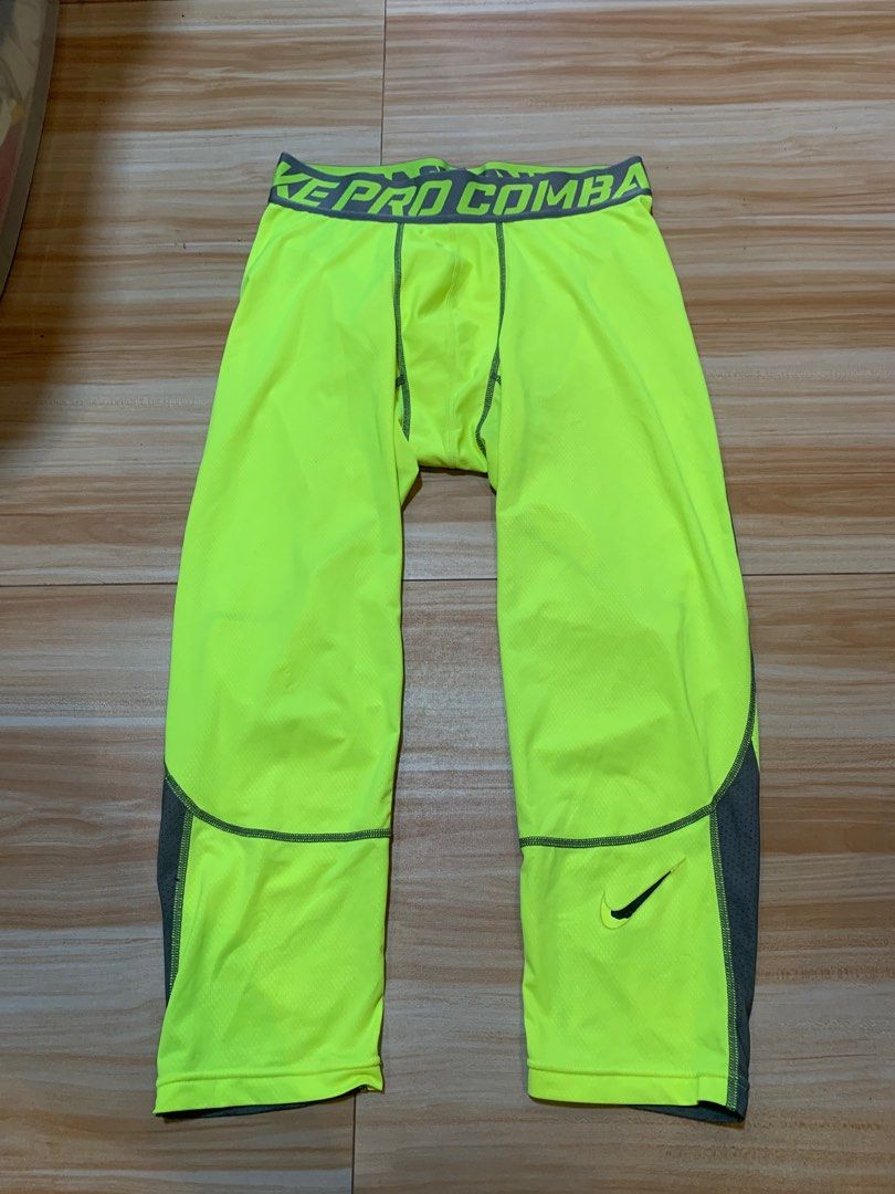 NIKE PRO COMBAT COMPRESSION TIGHTS/SWEATPANTS (Category: Activewear) located in Calasiao. Submitted by beardmodefinds0707 (Listing ID 1377041891, Image 1). Description: NIKE PRO COMBAT COMPRESSION TIGHTS/SWEATPANTS FOR TRAINING LARGE ON TAG WAIST 26-30 LENGTH 28 EXCELLENT CONDITION ISSUE SEE LAST PHOTO 9./10 COLOR RATE.