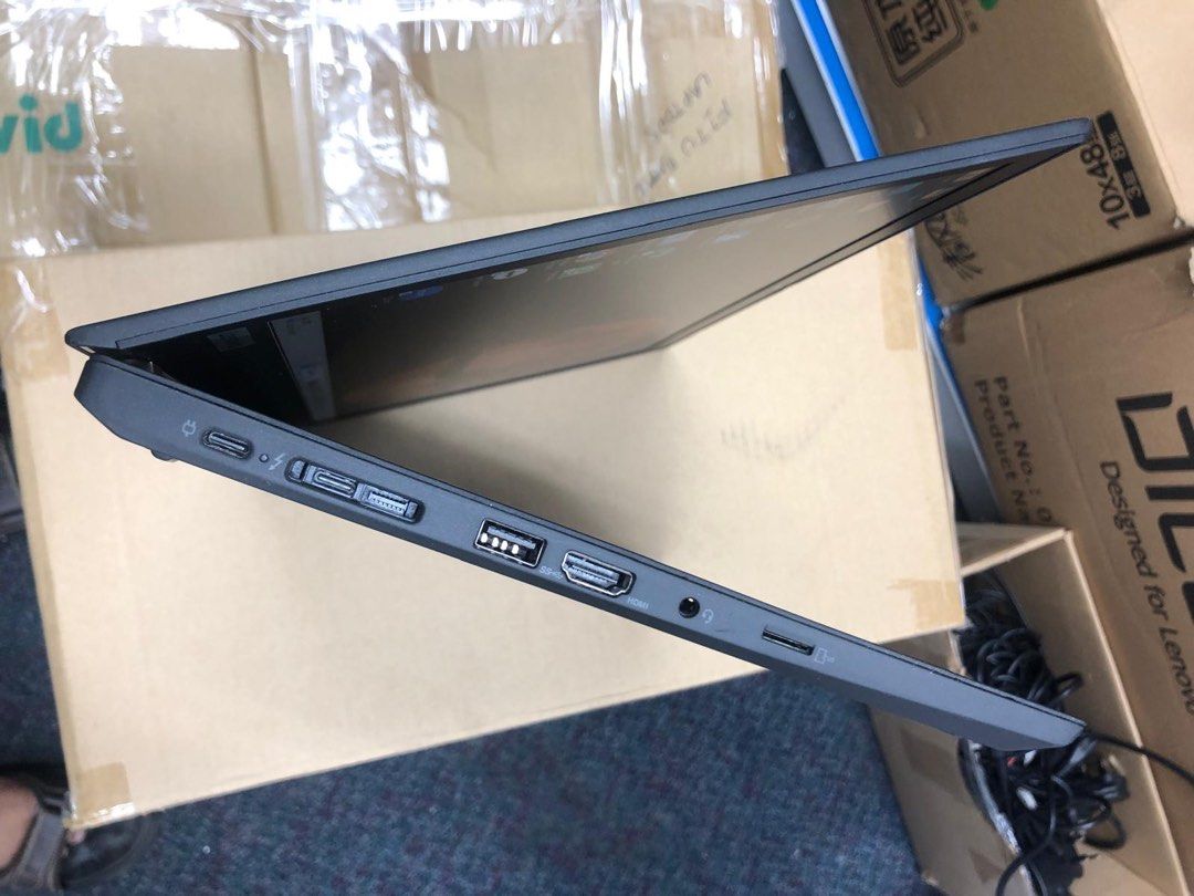 Offer🔥40gb ram 11th gen core i7 Lenovo ThinkPad laptop pristine condition no issues with warranty (Category: Laptops & Notebooks) located in Singapore. Submitted by EXCELCOM (Listing ID 1377193875, Image 3). Description: Lenovo thinkpad T14 “Lenovo ThinkPad T14s available in various configurations. Lenovo ThinkPad Intel core i7 ✅11th Gen ✅ LED 14” inches FULL HD 1920*1080 pixel ✅RAM 40gb ✅SSD 512gb ✅Overall condition 90% new ✅Battery 5 Hours plu