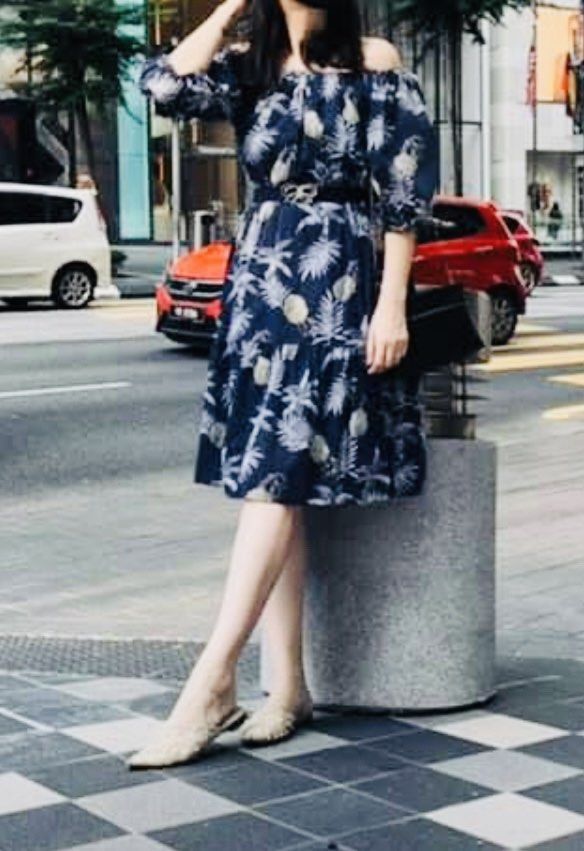 pineapple off the shoulder dress Pineapple Off Shoulder Dress by kate spade new york