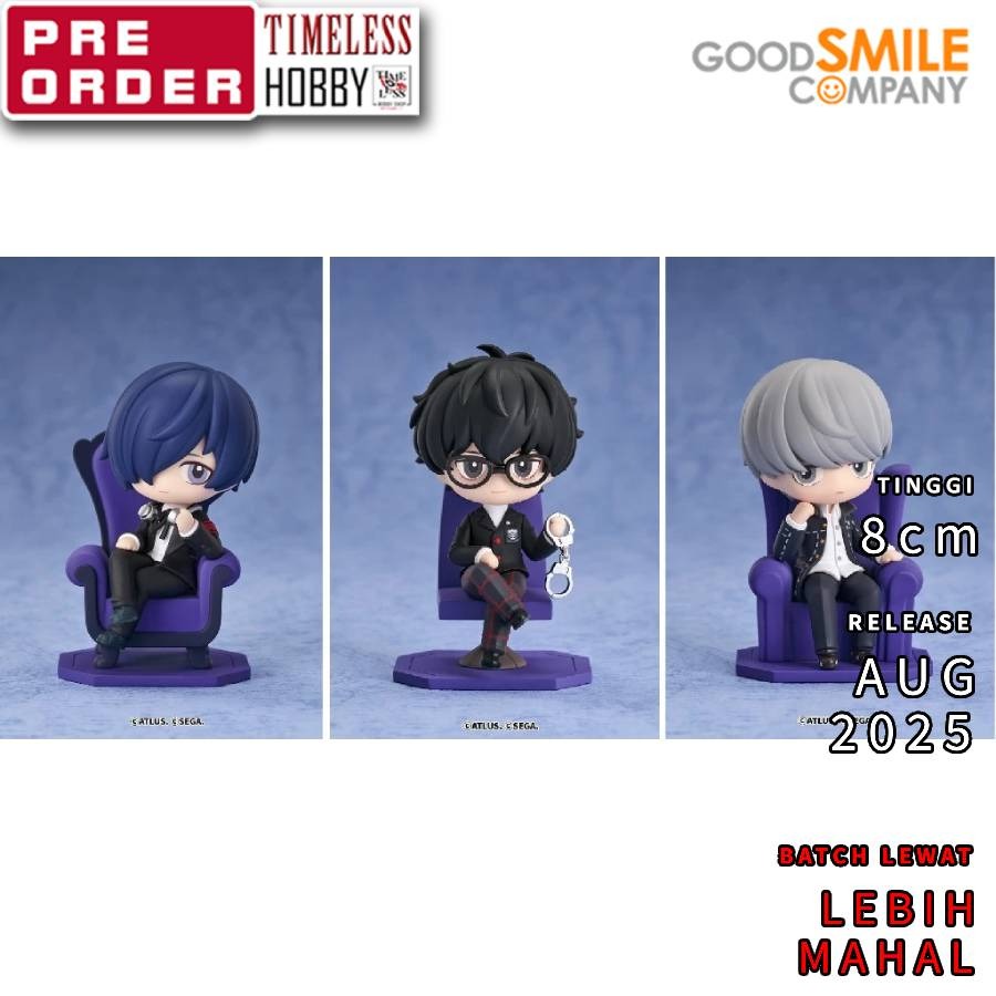Persona P3P P4G P5R Protagonist Complete Figure Reissue GSC Qset ...