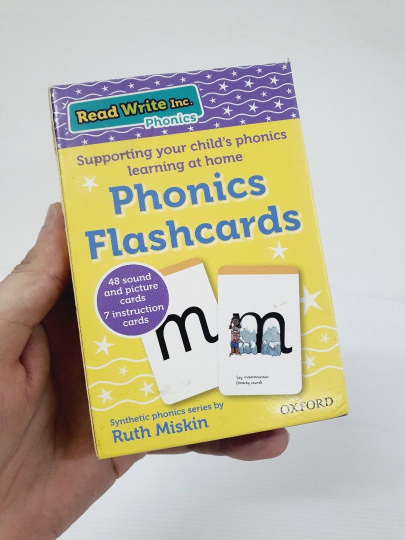 PHONICS FLASHCARDS READ WRITE INC (INCOMPLETE), Hobbies & Toys, Toys ...