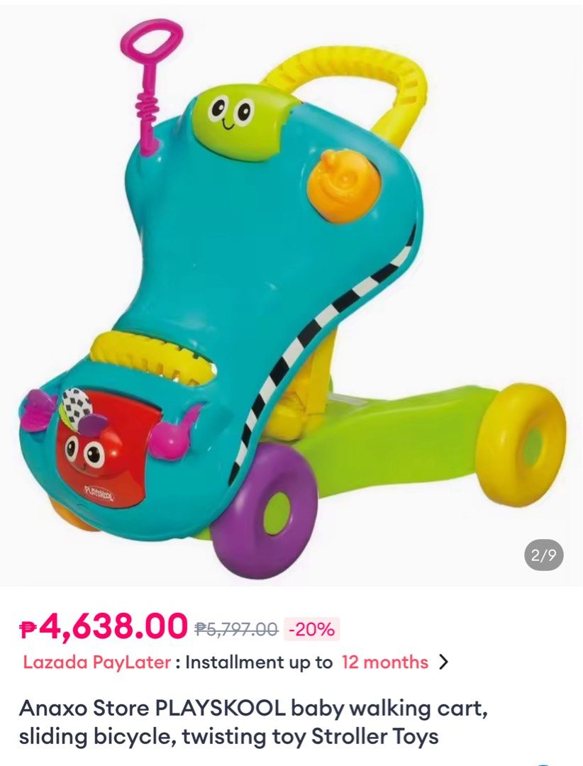 PlaySkool Step Start Walk n’ Ride 2 in 1 (Category: Infant Playtime) located in Paranaque City. Submitted by msurfer (Listing ID 1377149311, Image 3). Description: Playskool Step Start Walk ’n Ride – 2-in-1 • Second hand, good condition • Walker, ride-on, and activity center in one • Sturdy and fun – great for toddlers • All parts complete and working • Clean and ready to use .