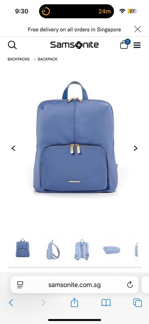 Samsonite Red Devline Backpack (Category: Backpacks) located in Singapore. Submitted by gamechangerx (Listing ID 1377039306, Image 1). Description: Brand New, more info in the link below. https://www.samsonite.com.sg/samsonite-red/devline/backpack/ss-143726-1090.html Pm if keen.