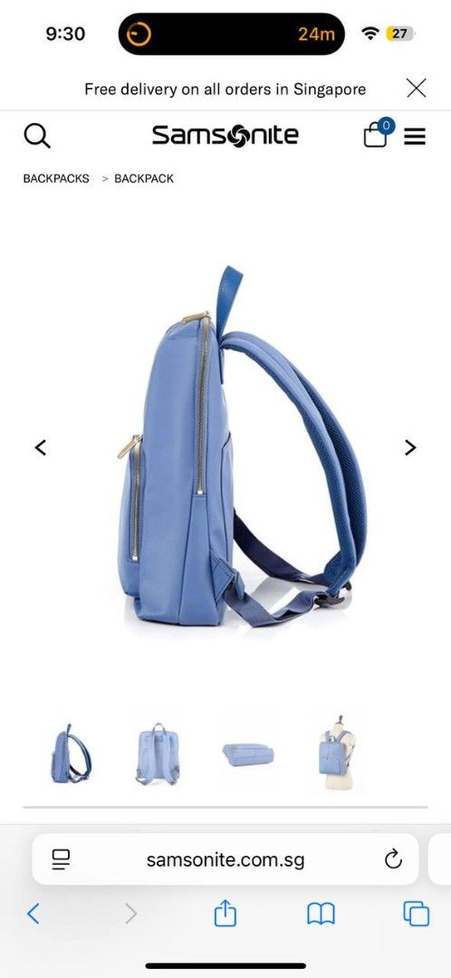 Samsonite Red Devline Backpack (Category: Backpacks) located in Singapore. Submitted by gamechangerx (Listing ID 1377039306, Image 2). Description: Brand New, more info in the link below. https://www.samsonite.com.sg/samsonite-red/devline/backpack/ss-143726-1090.html Pm if keen.