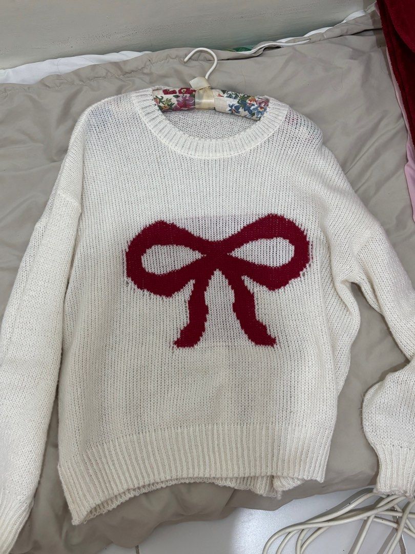 shein kawaii red bow longsleeve (Category: Longsleeves) located in Quezon City. Submitted by blueeeming (Listing ID 1377079025, Image 2). Description: .