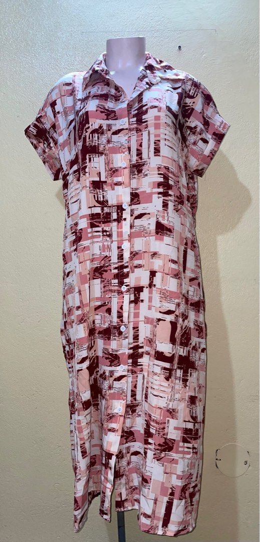 SHEIN Pink Maxi Dress (Category: Dresses) located in Manila. Submitted by vonerityy (Listing ID 1377073619, Image 2). Description: Brand New Has detachable waist tie Can fit up to XL.