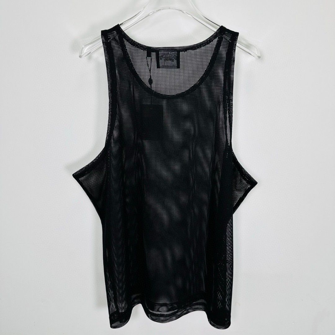 トップス Stussy Denim Tears Mesh Tank DENIM TEARS DT MESH TANK: Stussy Tears (Black) | DSMG E-SHOP