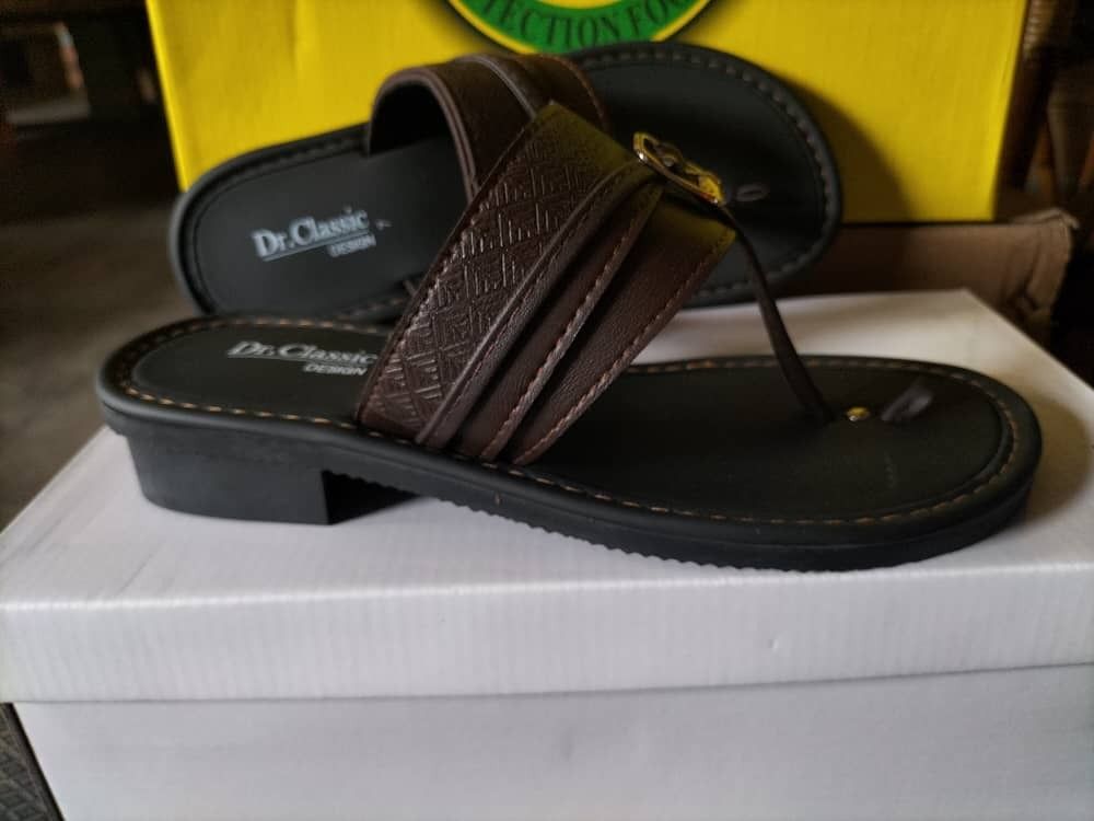 TRADITIONAL MALAY SANDALS CAPAL MELAYU 2787- BROWN, Men's Fashion ...