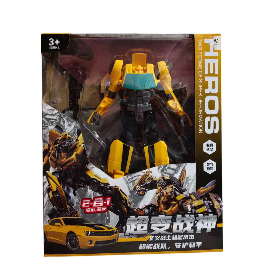 Transformers Bumblebee (Category: Toys & Games) located in Seremban. Submitted by ashhsvn (Listing ID 1377063113, Image 1). Description: ✅ Bumblebee utk diletgo ✅ Condition like new tak ada defect apa2 ✅ Satu rm20 combo with Optimus Prime rm35 ✅ Postage starting from rm8 if one item by J&T Berminat boleh pm utk deal, tq.