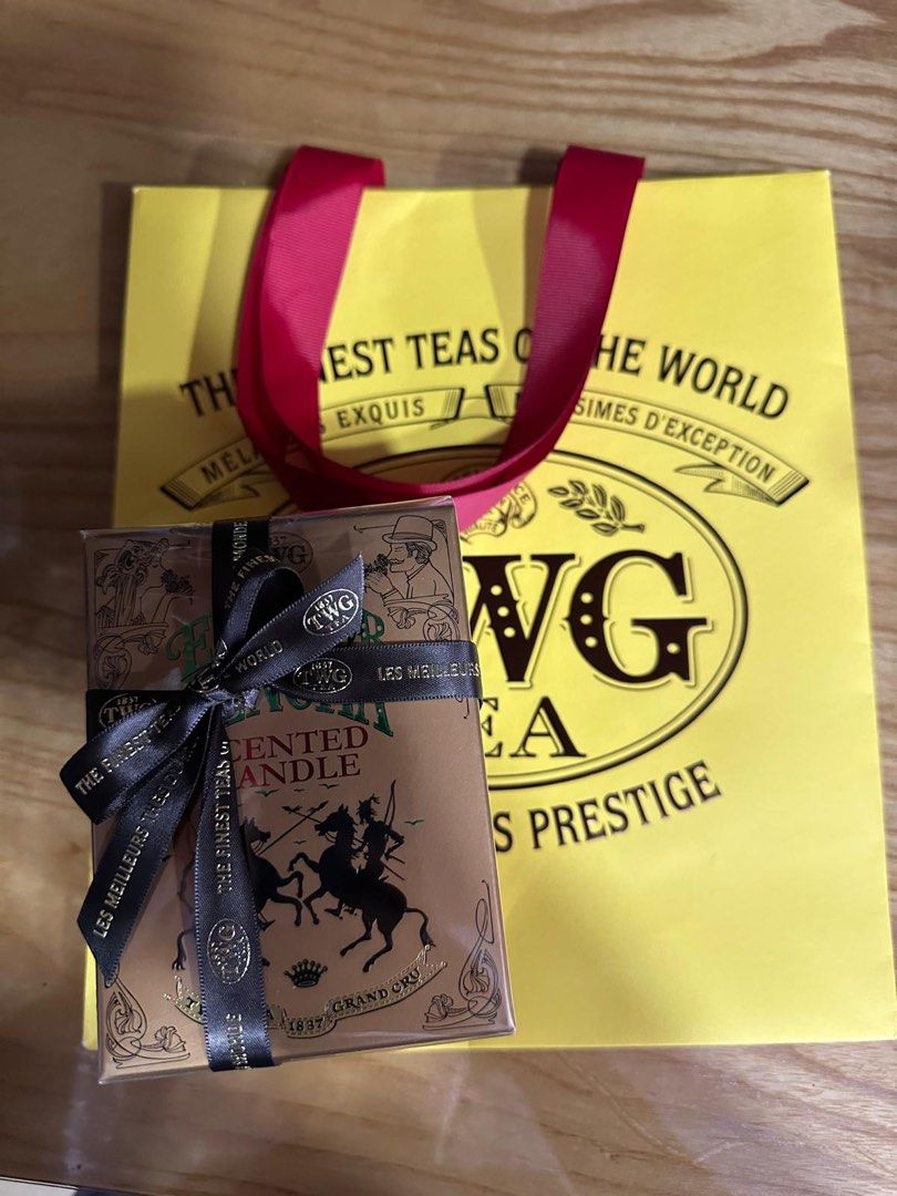TWG EMPEROR SENCHA SCENTED CANDLE 連紙袋, 傢俬＆家居, 家居