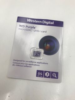 Western Digital WD Purple microSDXC IHS-I card 記憶卡 64GB64085143123585110