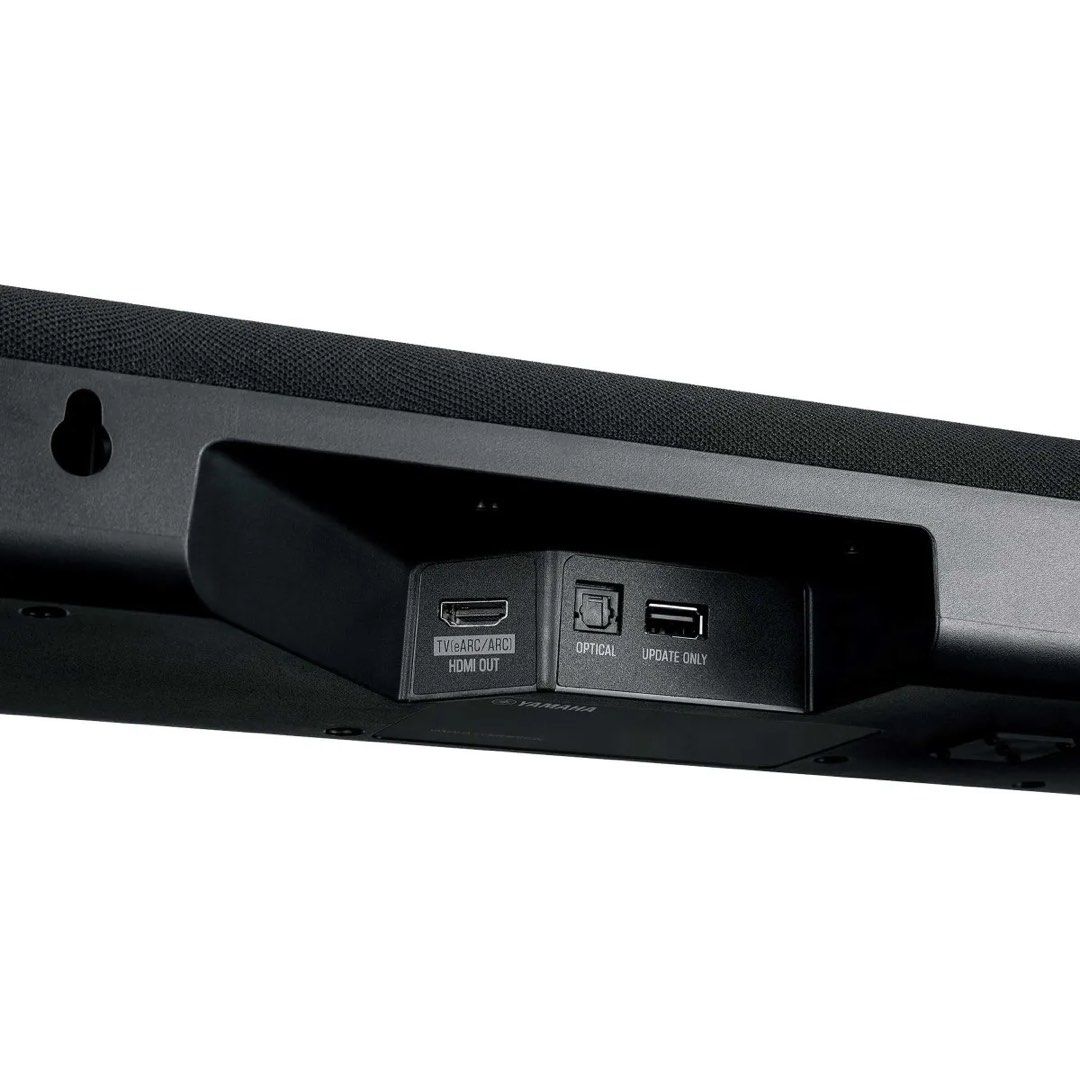 YAMAHA SR-B40A SOUNDBAR WITH EXTERNAL SUBWOOFER (Category: Soundbars, Speakers & Amplifiers) located in Singapore. Submitted by geronimo77 (Listing ID 1377028185, Image 2). Description: Yamaha soundbar with a separate subwoofer for enhanced audio. Features HDMI (ARC), optical, and USB connectivity. Includes the soundbar and subwoofer. Great for upgrading your home theater experience..