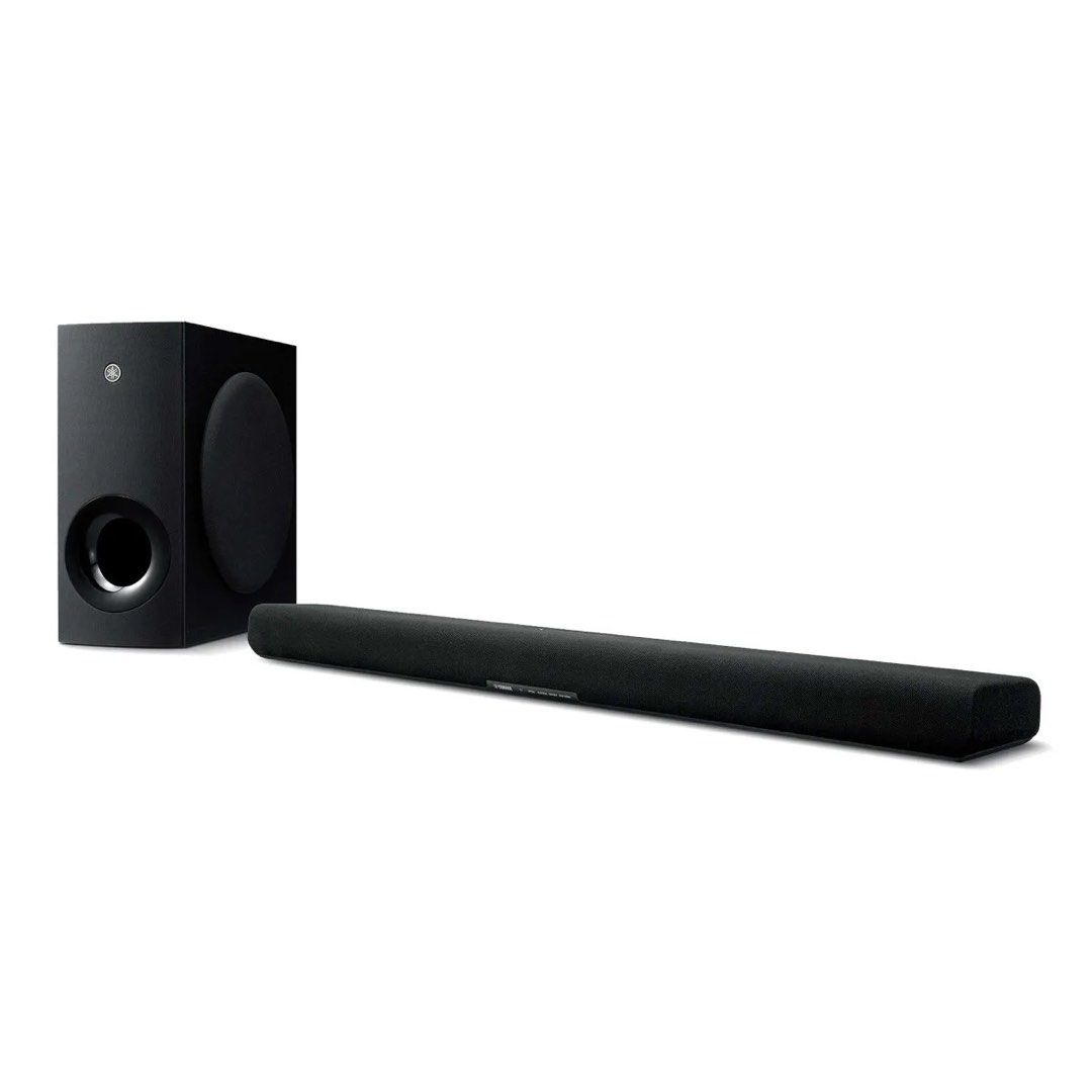 YAMAHA SR-B40A SOUNDBAR WITH EXTERNAL SUBWOOFER (Category: Soundbars, Speakers & Amplifiers) located in Singapore. Submitted by geronimo77 (Listing ID 1377028185, Image 1). Description: Yamaha soundbar with a separate subwoofer for enhanced audio. Features HDMI (ARC), optical, and USB connectivity. Includes the soundbar and subwoofer. Great for upgrading your home theater experience..