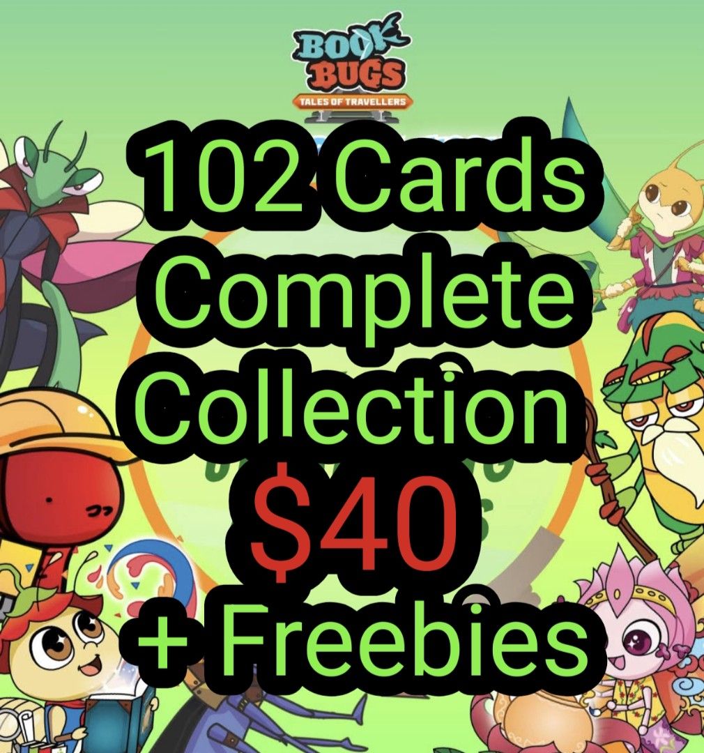 🚚🐛102 Cards🐛 [Good Condition+ Exclusive Freebies] Book Bugs 5 2024 2025 ...