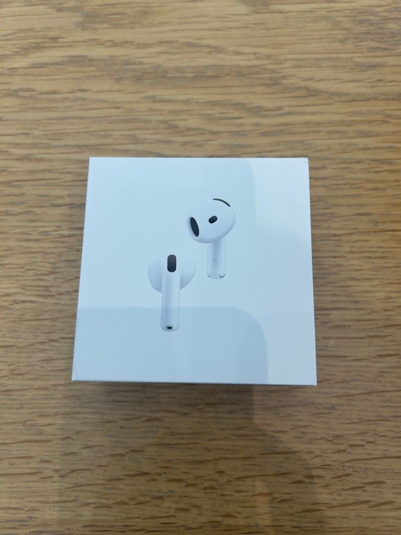 Apple AirPods 4 (ANC) - Brand New (Category: Earphones) located in Singapore. Submitted by ddawnnn (Listing ID 1377329063, Image 1). Description: Brand new Apple AirPods 4 with Active Noise Cancellation purchased from the Apple Store. RTP$249 Selling as I already have another pair. Receipt attached in last pic. .