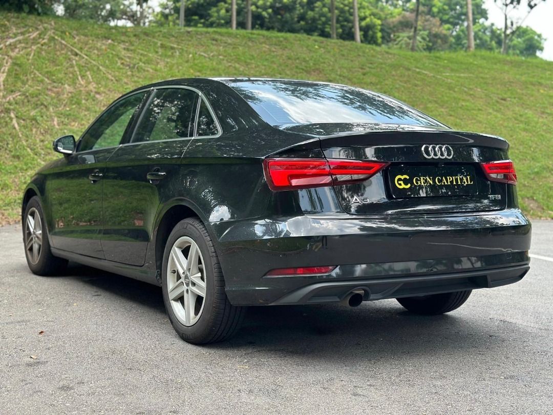 Audi A3 Sedan 1.0A TFSI S-tronic (Category: Used Cars) located in Singapore. Submitted by gencapital (Listing ID 1377268987, Image 2). Description: 100% loan approval with zero downpayment. This superbly maintained vehicle is in immaculate showroom condition, accident-free, and has passed a full 160-point inspection. Enjoy peace of mind with a 6-month warranty and 1 year of free servicing. Fast approval available with both bank and in-house finan