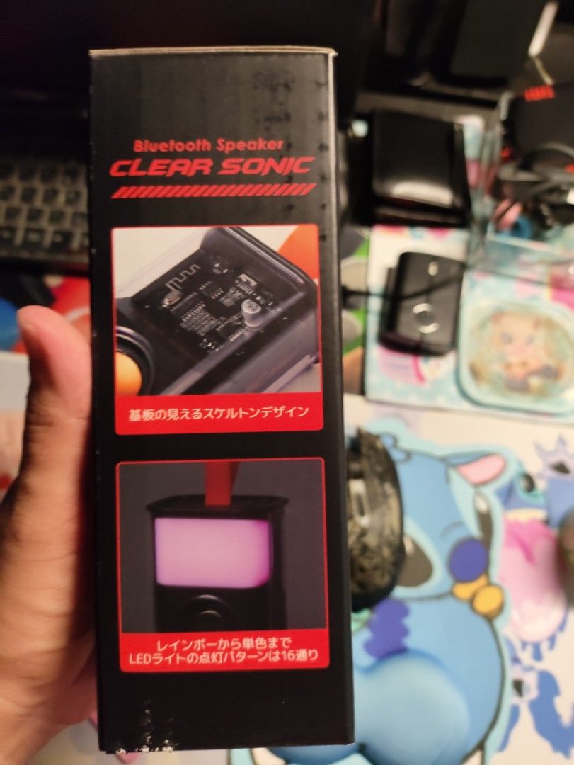 Bluetooth Speaker (Category: Portable Audio Accessories) located in Singapore. Submitted by pingxie5970 (Listing ID 1377290974, Image 2). Description: won this Bluetooth speaker from a locker gachapon in Japan. not using it so selling it.