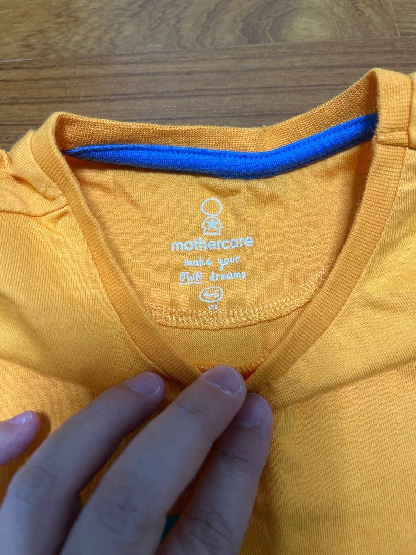BNWOT Mothercare Kids Orange Tee Shirt Crocodile Print 4-5yo (Category: Babies & Kids Fashion) located in Singapore. Submitted by berry7878 (Listing ID 1377322200, Image 3). Description: 4-5yo Up to 110cm.