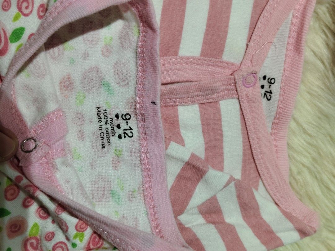 Bodysuit baby girl (Category: Babies & Kids Fashion) located in Manila. Submitted by nikka00007 (Listing ID 1377310189, Image 3). Description: set for 129 bodysuits for baby girl 9 months.