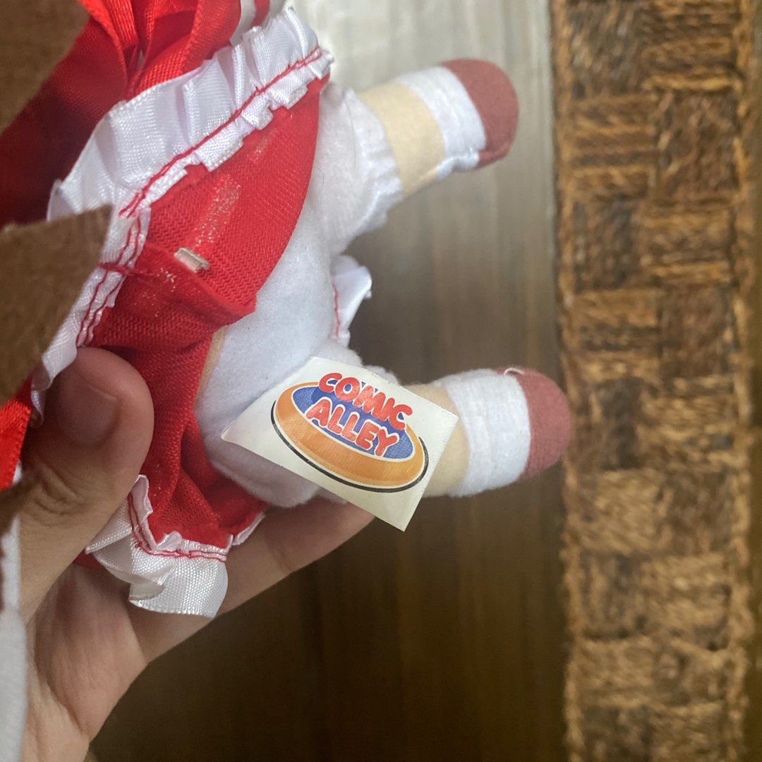 Bootleg Touhou Project Reimu Plushie (Category: Plushies & Soft Toys) located in Santa Rosa. Submitted by jimfromaccounting (Listing ID 1377206450, Image 3). Description: •bootleg reimu hakurei plushie •no flaws •rfs: downsizing collections — payment: gcash, unionbank delivery: lbc, flash, sdd NO CHECKOUT meet ups: ayala solenad 2/3, vista mall sta rosa —FAQ: •NO COD! FULL PAYMENT FIRST BEFORE SHIPPING •NO FREE SF •REGULAR SHIPPING ONLY, NO CHECK