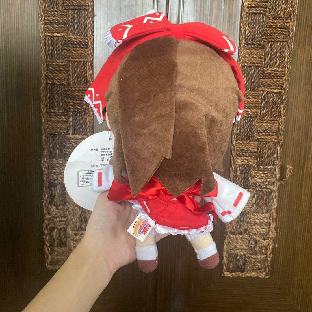 Bootleg Touhou Project Reimu Plushie (Category: Plushies & Soft Toys) located in Santa Rosa. Submitted by jimfromaccounting (Listing ID 1377206450, Image 2). Description: •bootleg reimu hakurei plushie •no flaws •rfs: downsizing collections — payment: gcash, unionbank delivery: lbc, flash, sdd NO CHECKOUT meet ups: ayala solenad 2/3, vista mall sta rosa —FAQ: •NO COD! FULL PAYMENT FIRST BEFORE SHIPPING •NO FREE SF •REGULAR SHIPPING ONLY, NO CHECK