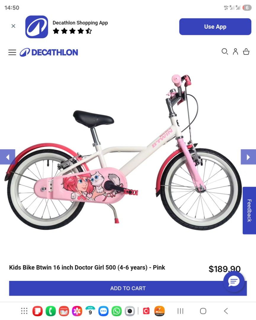 16 Inch Decathlon Cycle Girl Decathlon Kids Cycle For Decathlon