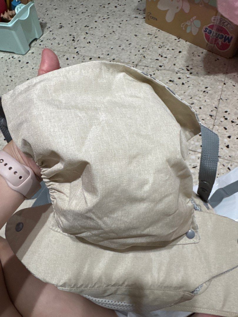 Capella Baby Carrier - Beige (Category: Carriers & Slings) located in Singapore. Submitted by shopbananacake (Listing ID 1377249901, Image 3). Description: Used once, clear from the picture it’s almost brand new .