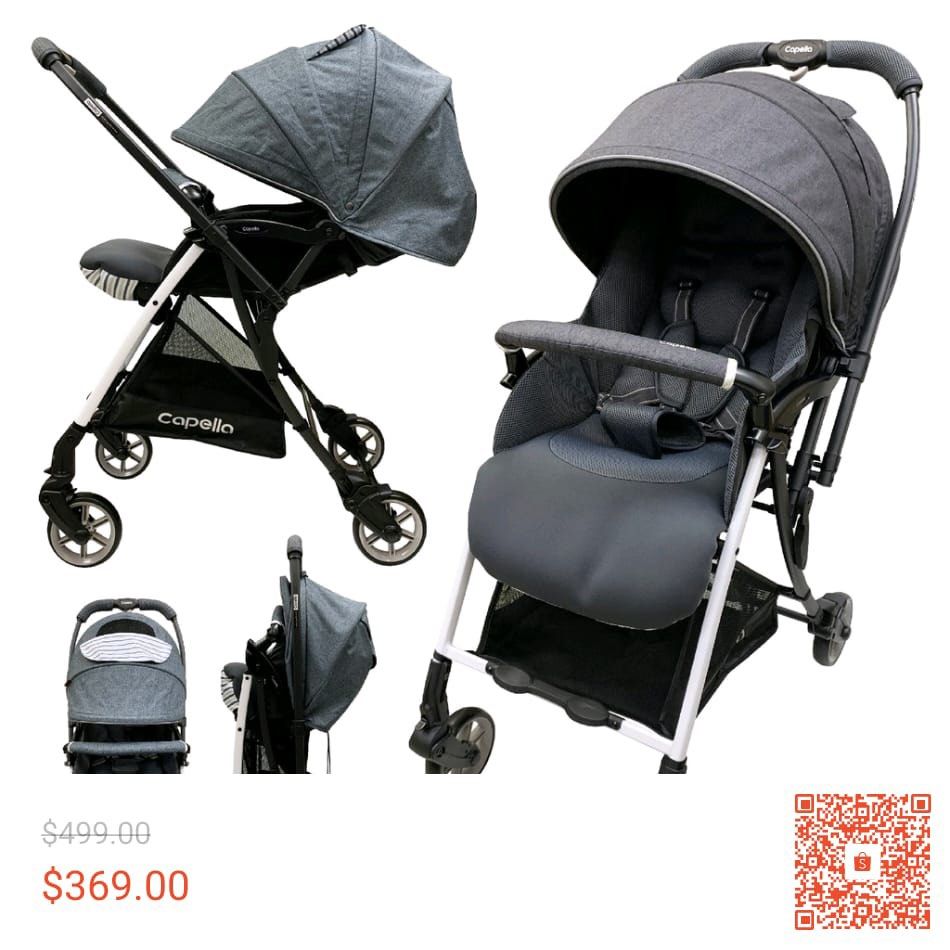 Capella Stroller - Like New Condition (Category: Strollers) located in Singapore. Submitted by yalanchun (Listing ID 1377234465, Image 1). Description: Gently used Capella stroller in excellent condition. Features a comfortable seat and a sunshade. The stroller is easy to maneuver and folds compactly for storage. Price is negotiable..