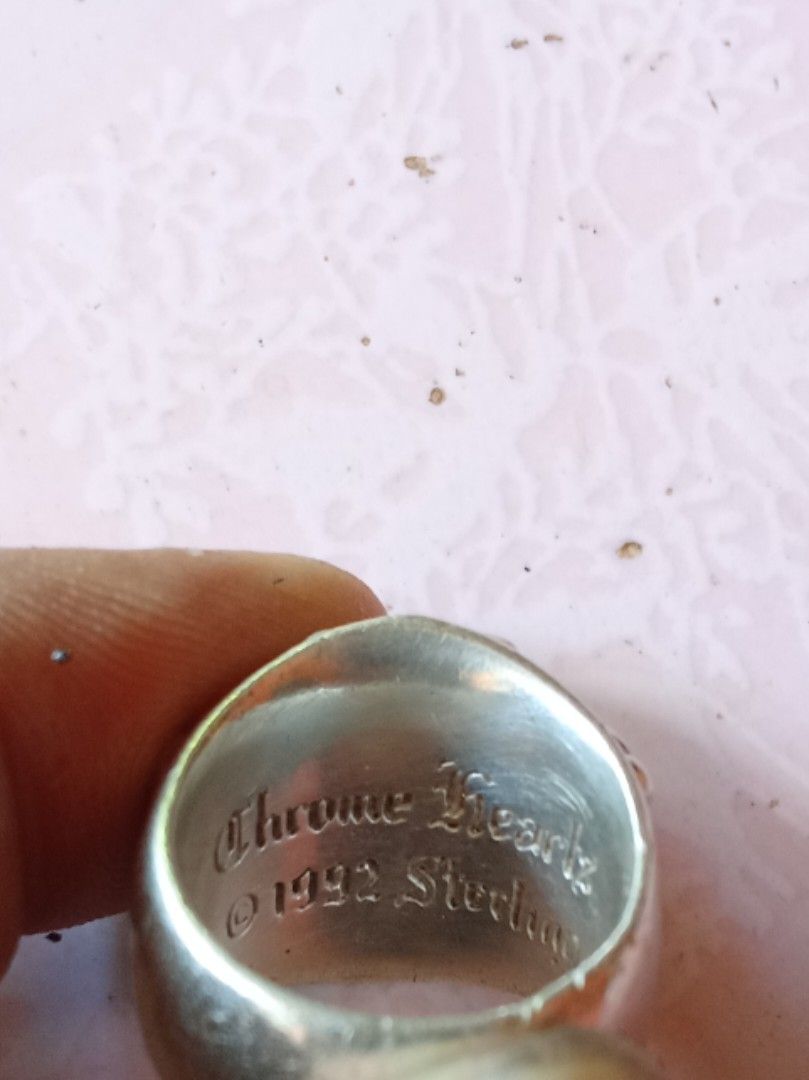 chrome hearts keeper ring (Category: Jewelry) located in Manila. Submitted by sunshine_31 (Listing ID 1377199895, Image 2). Description: chrome hearts keeper ring.