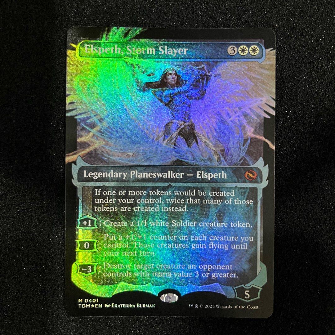 Elspeth, Storm Slayer Foil Ghostfire Showcase Magic the Gathering Card, Hobbies & Toys, Toys & Games on Carousell Elspeth, Storm Slayer Foil Ghostfire Showcase Magic the Gathering Card, Hobbies & Toys, Toys & Games on Carousell