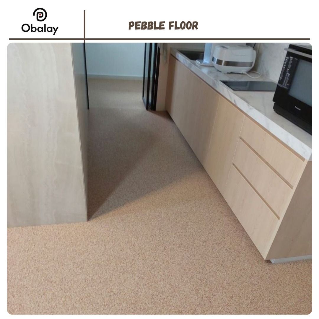 Epoxy Pebble Floor | No Hacking | No Groutlines | Anti-slip63109200469250112