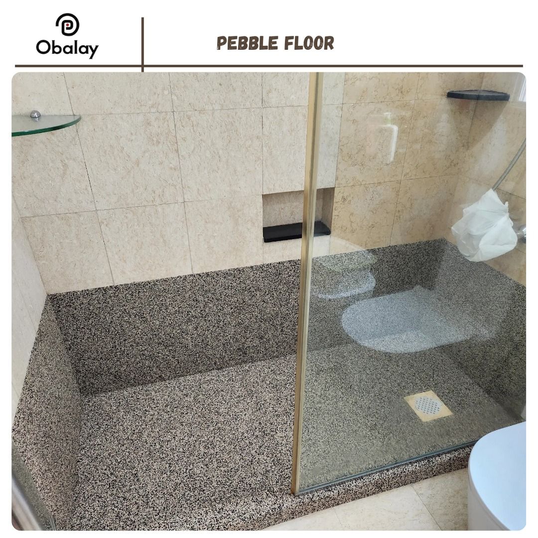 Epoxy Pebble Floor | No Hacking | No Groutlines | Anti-slip63109200469250113