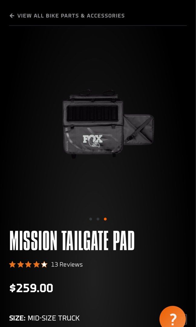 Fox bike TailPad (Category: Bicycles) located in Marikina City. Submitted by thankyouforthememories (Listing ID 1377220847, Image 1). Description: .