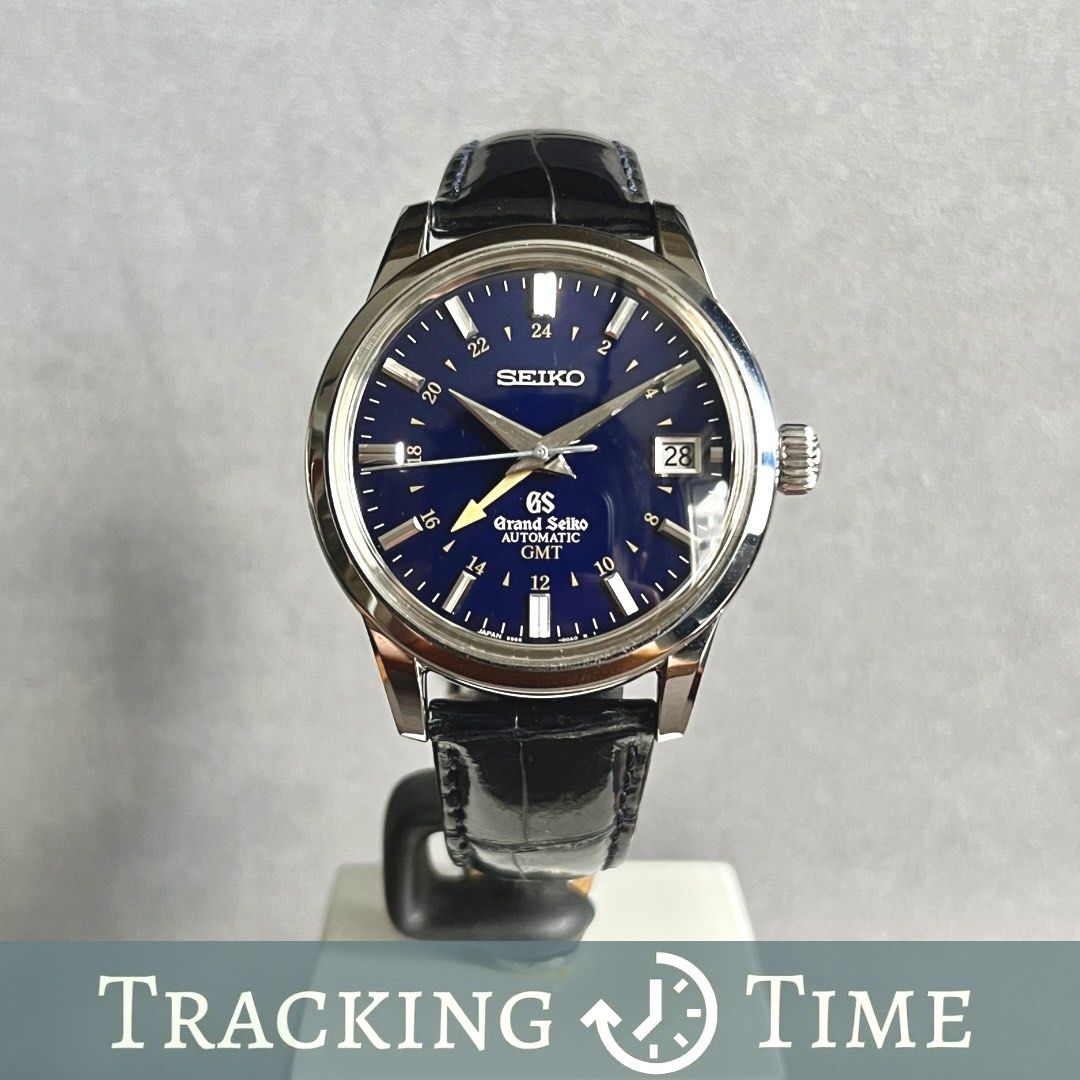 Grand Seiko GMT 39mm Navy Blue Lacquer Dial 10th Anniversary
