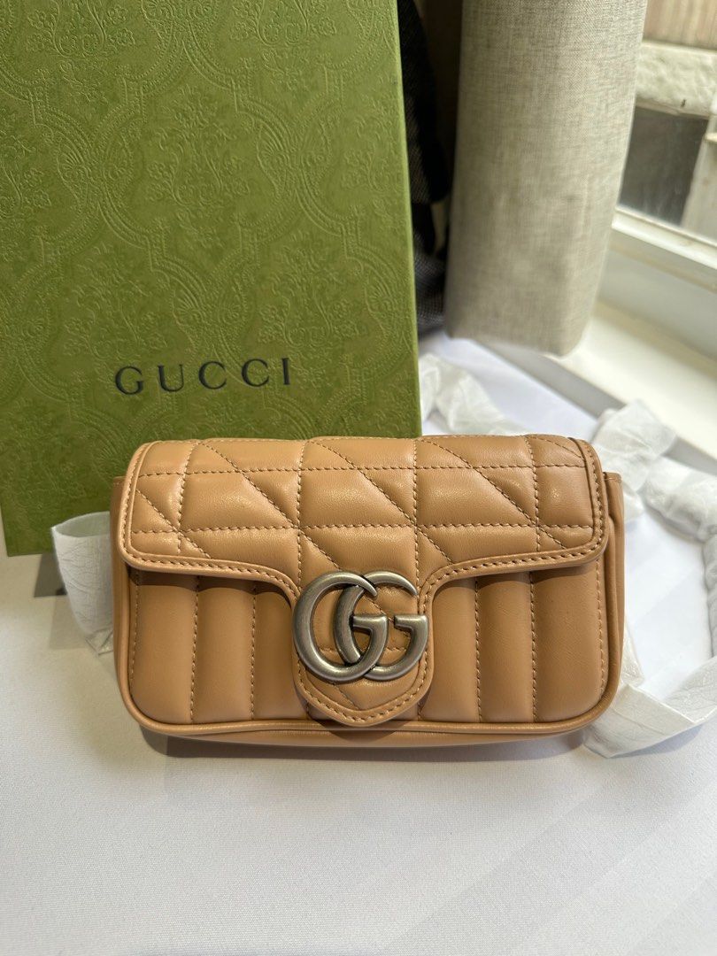 Gucci Marmont Super Mini (Category: Luxury Bags & Wallets) located in Manila. Submitted by trendsetterclub_ph (Listing ID 1377295796, Image 2). Description: With box and paperbag.