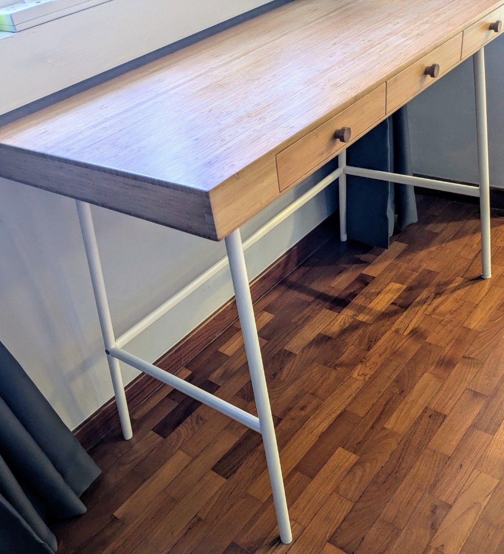 楽天市場】【 IKEA - イケア -】LILLASEN -リルオーセン- 机 デスク 竹