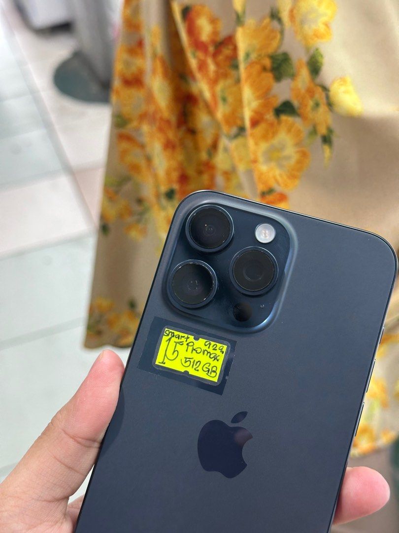iPhone 15 Pro Max 512GB Smartlock No Issue Secondhand (Category: iPhone 15 Series) located in Pasig City. Submitted by FarAndRayShop (Listing ID 1377280271, Image 2). Description: OPEN FOR SWAP/SELLING/BUYING (RFS: Buy and Sell) Price: 47,499 iPhone 15 Pro Max 512GB •Smartlock •NO HIDDEN ISSUES •TEST TO SAWA •Authentic Phone Physical store in Greenhills Shopping Center XC-07 Stall Number Look For Rayray Or Anika NO CASH INSTALLMENT We are open al