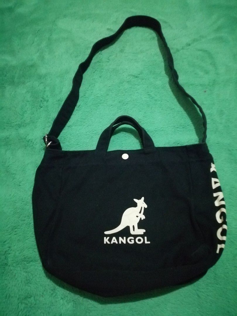 KANGOL SLING BAG(PRELOVED) (Category: Cross-body Bags) located in Iligan City. Submitted by RL_Collections (Listing ID 1377244951, Image 1). Description: *excellent condition *color rate:10/10 *size:pls refer to last 3 pictures *clean & ready to use *adjustable sling strap.