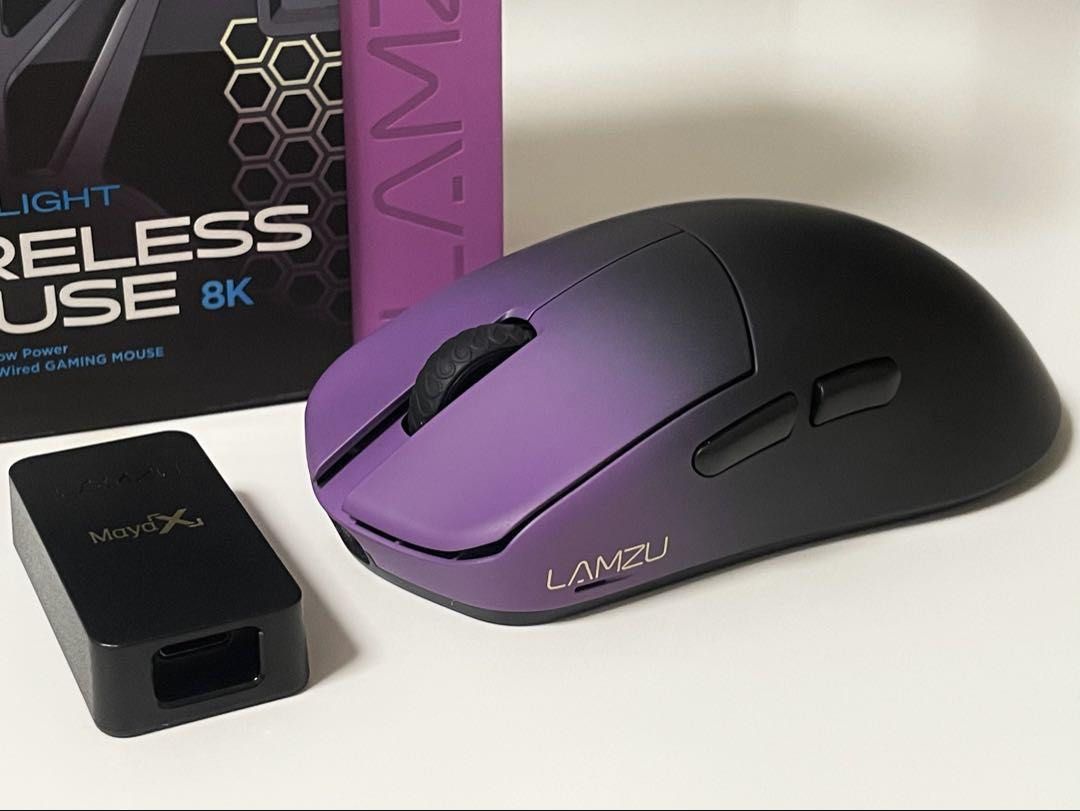 Lamzu Maya X 8K (Purple Shadow) (Category: Mouse & Mousepads) located in Singapore. Submitted by intriguing (Listing ID 1377278014, Image 1). Description: .