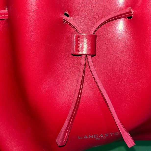 Lancaster Paris Red Bucket Bag (Mini), Women's Fashion, Bags