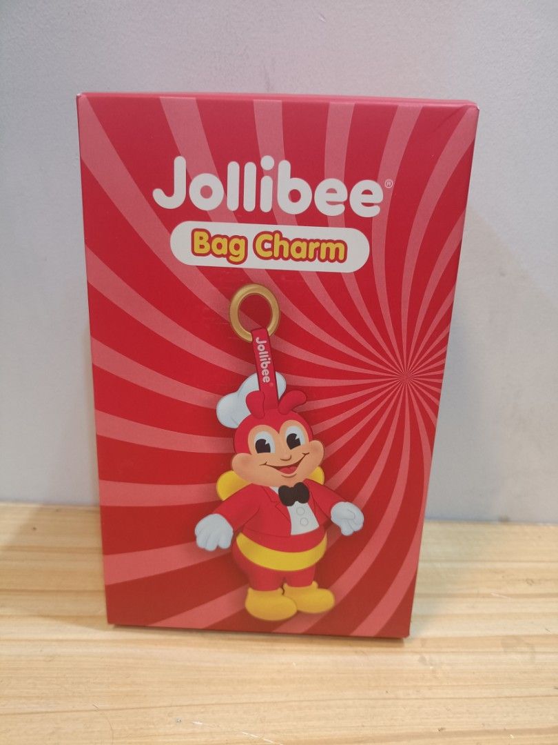 Limited Edition Jollibee Bag Charm Plush (Category: Character Goods) located in Quezon City. Submitted by babylianne (Listing ID 1377348651, Image 3). Description: Limited Edition Jollibee Bag Charm Plush Original Jollibee Bag Charm Back to School Brandnew Sealed Box Jollibee Hetty.