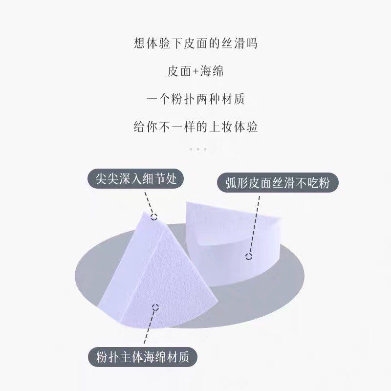 由 mikamikaw (刊登 ID 1377350059，圖片 2) 提交，位於 台中市 (Taichung) 的 正品merbatsy 皮面三角粉撲組 (類別：化妝品)，說明：全新 六顆含盒。