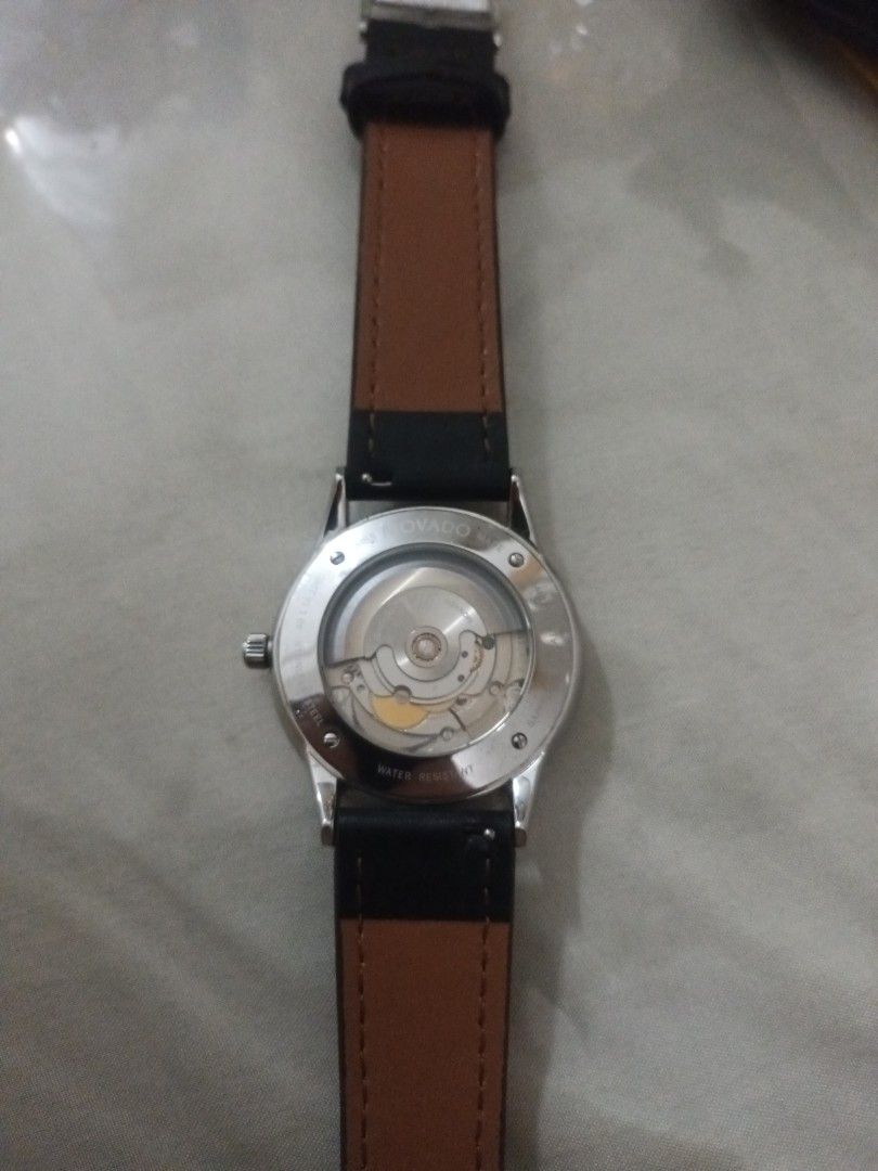 Movado Automatic Watch (Category: Luxury Watches) located in Quezon City. Submitted by bernardzionchonggo (Listing ID 1377313318, Image 3). Description: walang box, new leather strap.