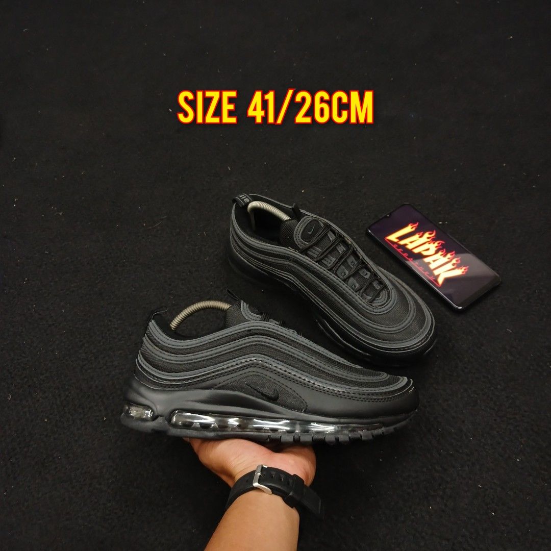 NIKE AIR MAX 97 TRIPLE BLACK