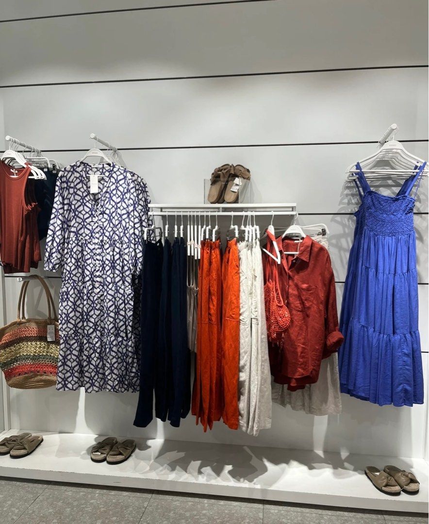 Linen dress #Oysho linen dress, Women's Fashion, Dresses Sets