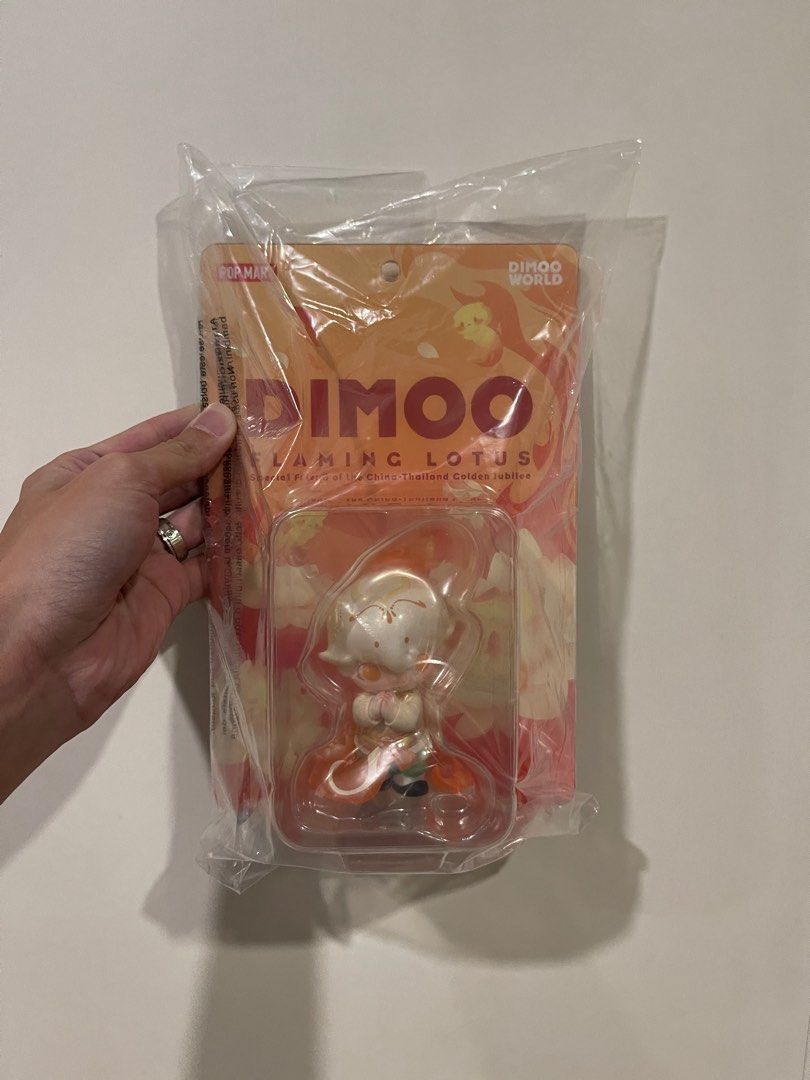泰國限定)Popmart Dimoo Flaming Lotus Figure 100% labubu