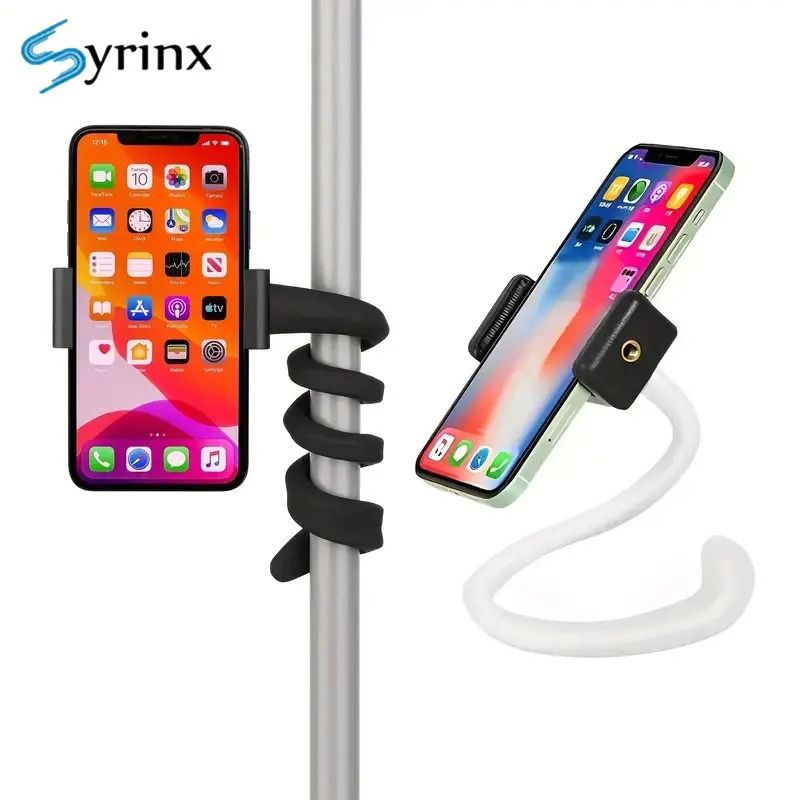 Portable Flexible Cell Phone Holder Stand For Treadmill, Spin bike