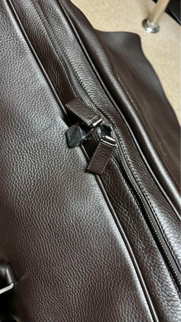 Authentic PRADA Leather Boston Bag Brown (Category: Luxury Bags & Wallets) located in General Trias. Submitted by japan_secondhand_products (Listing ID 1377296131, Image 3). Description: PRADA Prada Boston bag Men's Business Bags Genuine Leather Brown Dark Brown Size: Approx. 57 x 30 x 31 Purchased new Used In good condition It has only been used a few times and has no noticeable scratches, but it is a used item. Please refrain from purchasing if